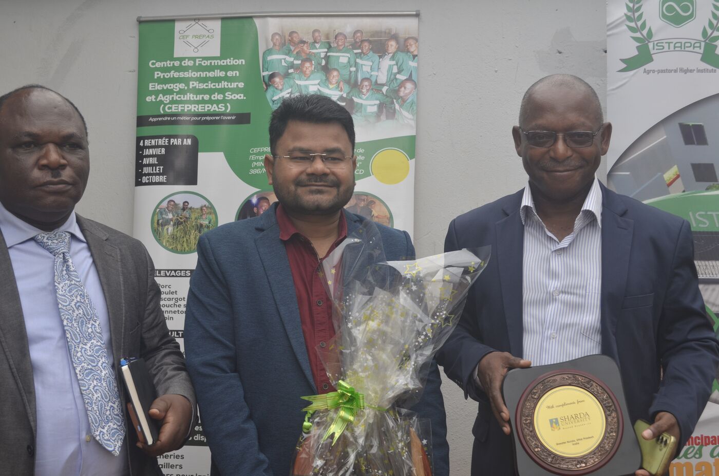 Sharda University visit at ISTAPA