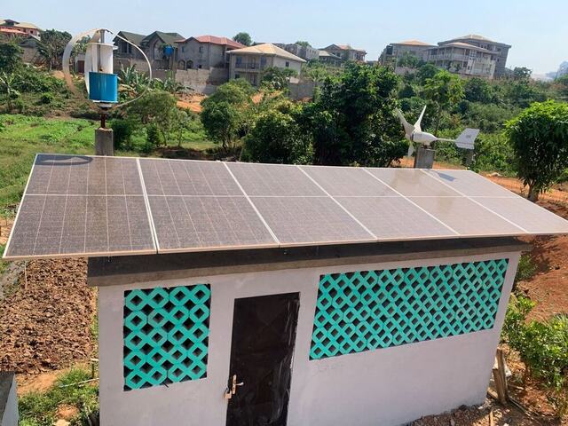 Solar building on campus