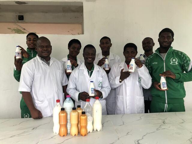 Dairy products made by students