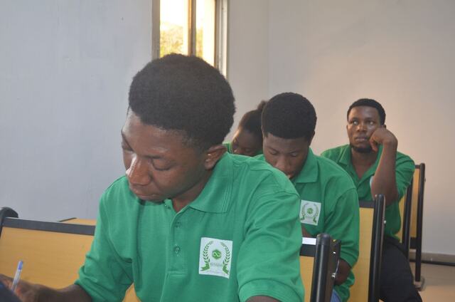 Students in class