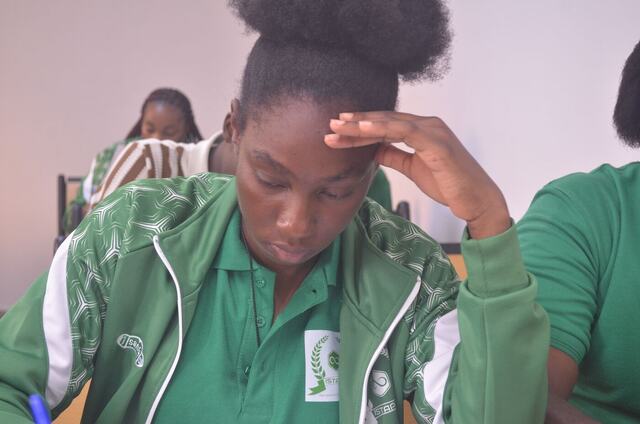 Focused in class